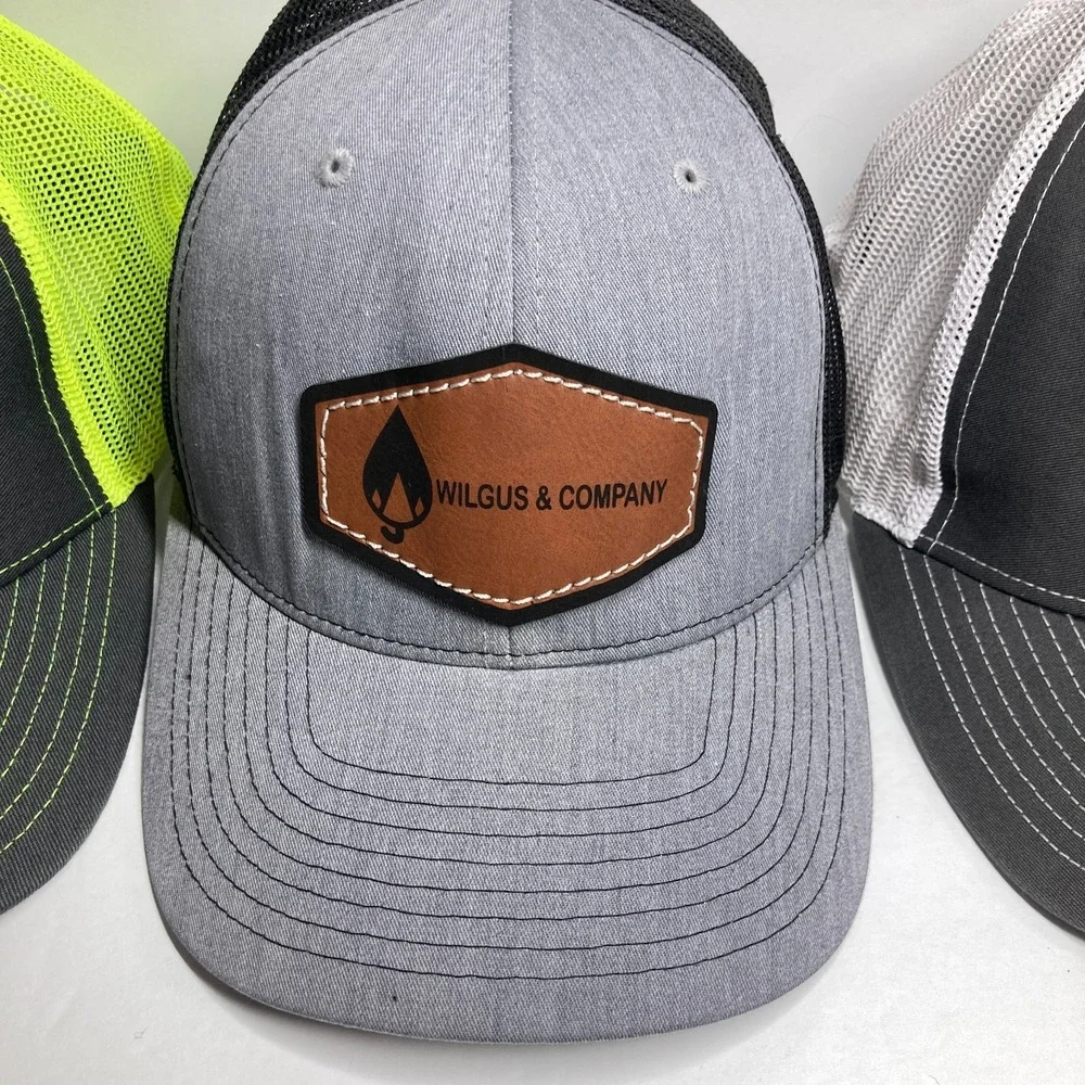 Wilgus & Company‎ Cap Hat Adult Adjustable Mesh Snapback Lot of 3 Cadiz Ohio